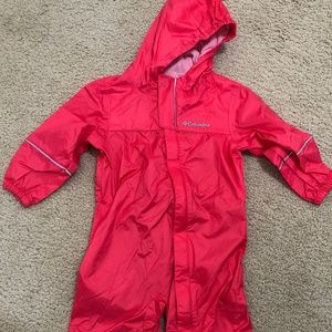 Girl 12-18M Columbia rain suit